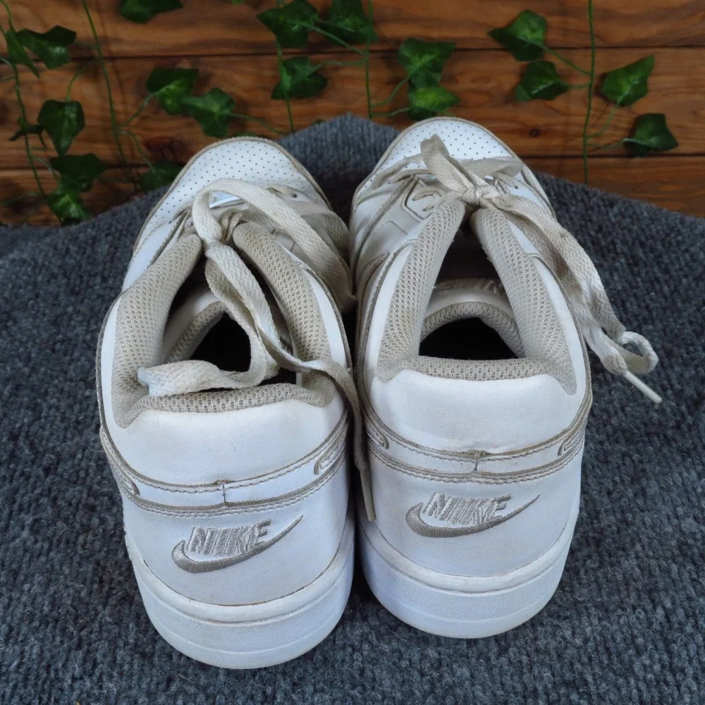 Nike Air Prestige IV Low Men Sneakers Size 8 White Leather Classic Casual Shoes